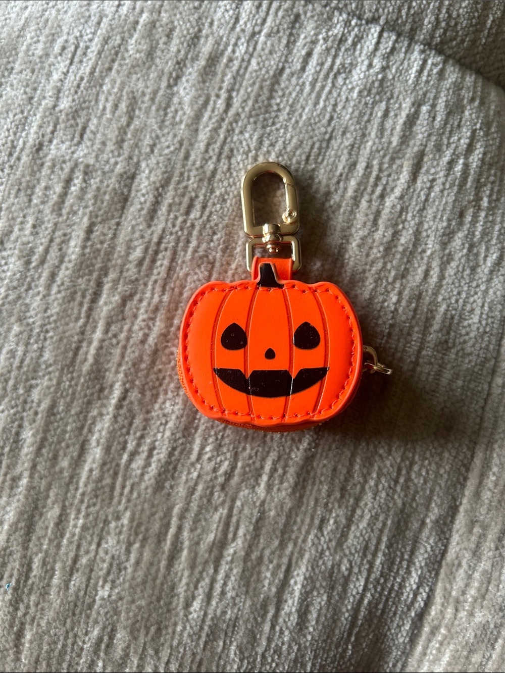 NEW Pumpkin Bag Charm Coins Keychain